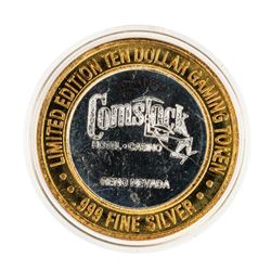 .999 Fine Silver Comstock Hotel & Casino Reno, NV $10 Limited Edition Gaming Token