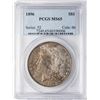 Image 1 : 1896 $1 Morgan Silver Dollar Coin PCGS MS65 Nice Toning