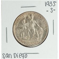 1935-S San Diego Commemorative Half Dollar Coin