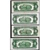 Image 2 : Lot of (4) 1928G $2 Legal Tender Notes