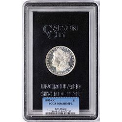 1882-CC $1 Morgan Silver Dollar Coin GSA PCGS MS63DMPL
