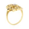 Image 4 : 14KT Yellow Gold 0.35 ctw Diamond Ladies Vintage Ring