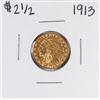 Image 1 : 1913 $2 1/2 Indian Head Quarter Eagle Gold Coin
