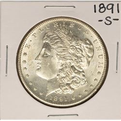 1891-S $1 Morgan Silver Dollar Coin