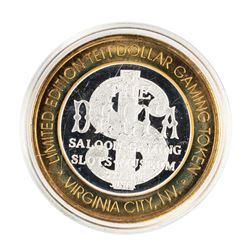 .999 Silver The Delta Saloon Nevada $10 Casino Limited Edition Gaming Token