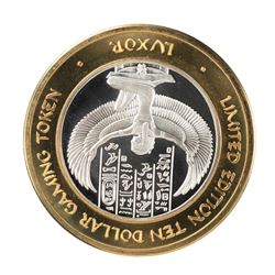 .999 Fine Silver Luxor Las Vegas, Nevada $10 Limited Edition Gaming Token