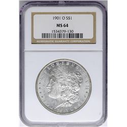 1901-O $1 Morgan Silver Dollar Coin NGC MS64