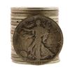 Image 1 : Roll of (20) Assorted Date 1929 and Earlier Walking Liberty Half Dollar Coins