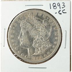 1893-CC $1 Morgan Silver Dollar Coin