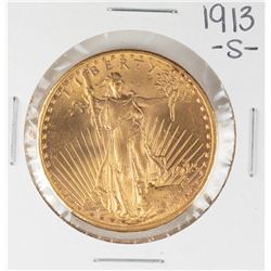 1913-S $20 St. Gaudens Double Eagle Gold Coin