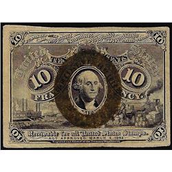 March 3, 1863 Second Issue Ten Cent Fractional Currency Note