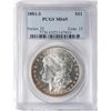 Image 1 : 1881-S $1 Morgan Silver Dollar Coin PCGS MS65