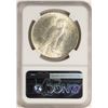 Image 2 : 1923 $1 Peace Silver Dollar Coin NGC MS63