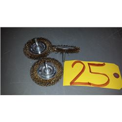 1/4" Stem-Mounted Wire Wheel 3"