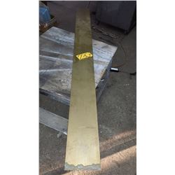 Brass plate 73" x 6" x 1/4"