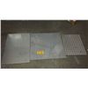 Image 1 : Lot of assorted Aluminum checker Plate