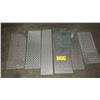 Image 1 : Lot of assorted Aluminum checker Plate