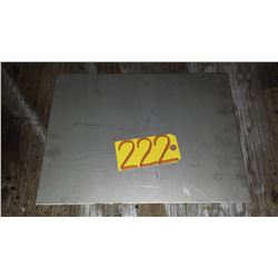 Stainless Plate (304) 16"1/2 x 12"1/2 x 1/8"