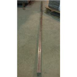 Stainless Square Rod 92 1/4 x 1 1/4 x 1 1/4