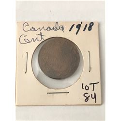 1918 Canada Large Cent Nice Early Coin