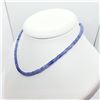 Image 1 : Silver Tanzanite(42ct) Necklace (~weight 8.78g), Insurance Value $2375 (Estimated Selling Price from