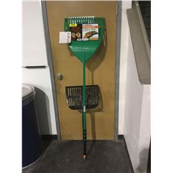 Leaf Mate 2-Piece Rake and Pick-Up System