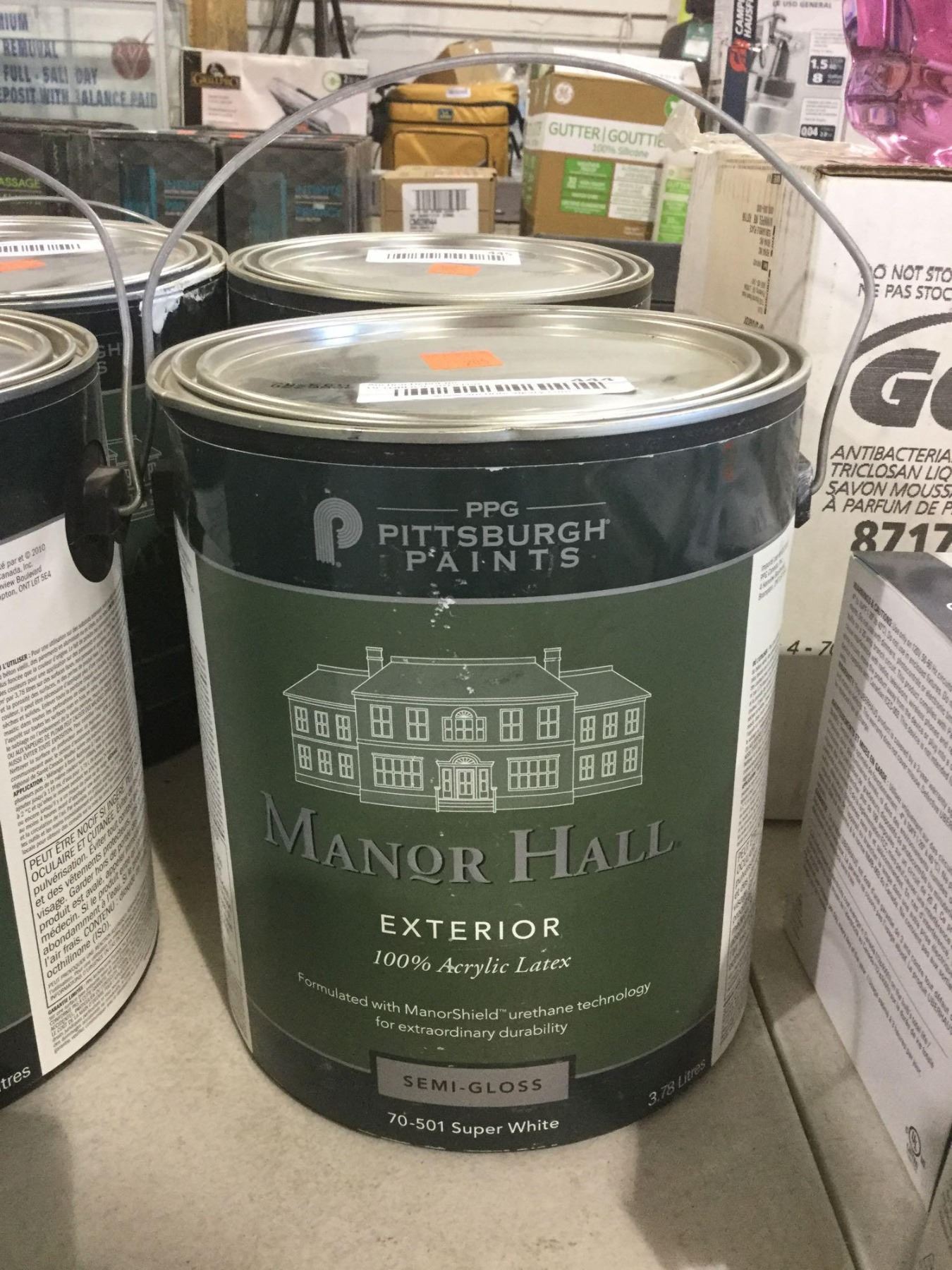 PPG Manor Hall Exterior Acrylic Latex SemiGloss Super PPG Manor Hall Exterior Acrylic Latex SemiGloss Super