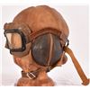 Image 3 : Leather Flight Helmet & Goggles