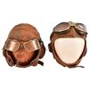 Image 1 : Pair of US Army Air Corps Leather Flight Helmets