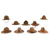 Image 1 : Collection of (9) USMC Stetson Type Campaign Hats