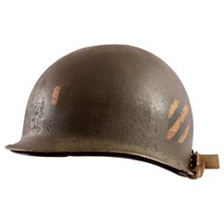 WWII U.S. Army 3rd Infantry Lieutenant M-1 Helmet