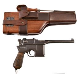WWI German Naval Broomhandle Mauser Pistol