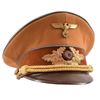 Image 1 : WWII Nazi German Political Officers Visor Cap