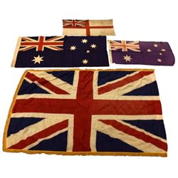 WWII British & New Zealand Flags