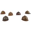 Image 1 : WWII 6 French Helmets