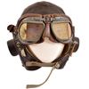 Image 1 : WWII RAF Type-C Leather Flight Helmet & Goggles