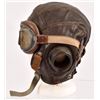 Image 3 : WWII RAF Type-C Leather Flight Helmet & Goggles