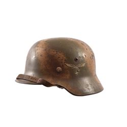 WWII Nazi German Luftwaffe Camouflage M1935 Helmet
