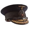 Image 1 : WWII Nazi German Officers Visor Cap