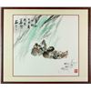 Image 2 : Shi Ren b. 1964 Watercolour on Paper w/ Frame