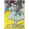 Image 1 : French Impressionist Gouache on Paper Signed Degas