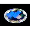 Image 1 : 13.00 Ct Rainbow Oval Checker Mystic Quartz