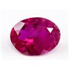 Image 1 : 5.00ct Pinkish Red Oval Cut Ruby Gemstone AGSL