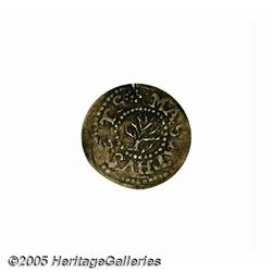 1652 3PENCE Oak Tree Threepence XF40 PCGS. Noe-27