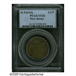 (1670-75) 1/2P St. Patrick Halfpenny VF20 PCGS. B