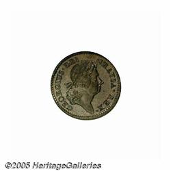 1723 1/2P Hibernia Halfpenny MS65 Brown NGC. Bree