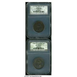 1766 1/2P Pitt Halfpenny VF Details, Corroded, NC