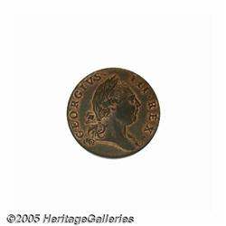 1773 1/2P Virginia Halfpenny, Period MS65 Brown N