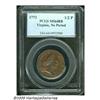 Image 1 : 1773 1/2P Virginia Halfpenny, No Period MS64 Red 