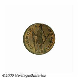 1787 1/2 C Massachusetts Half Cent MS65 Brown PCG